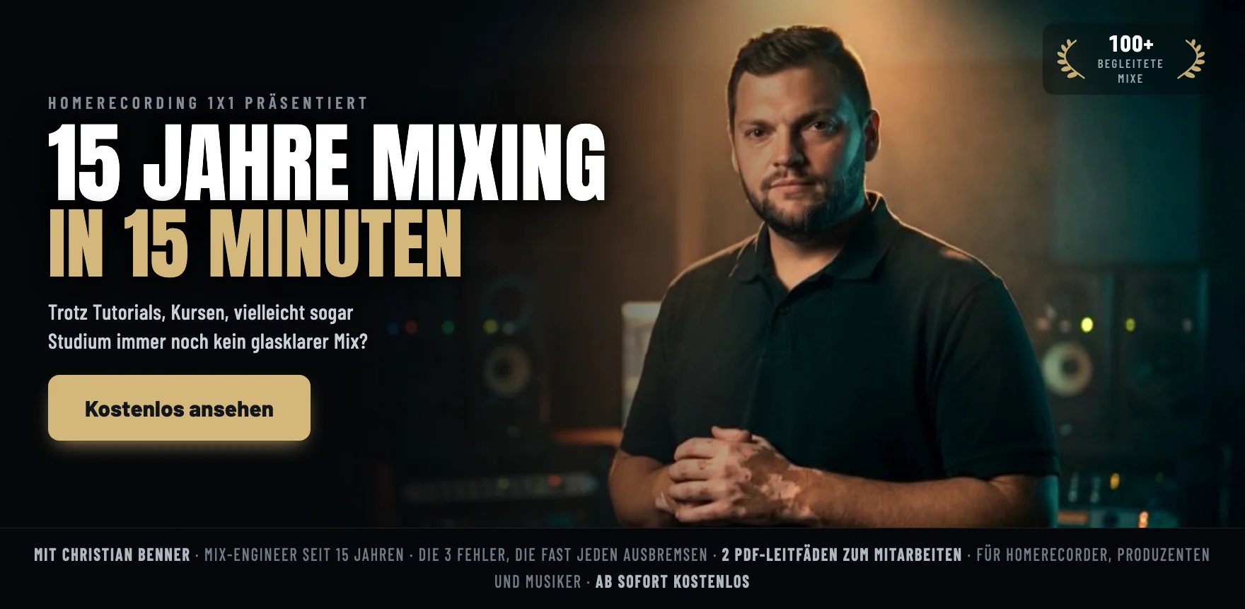 Trainings-Video: 15 Jahre Mixing in 15 Minuten