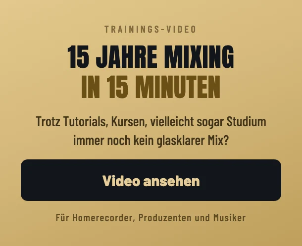 Trainings-Video: 15 Jahre Mixing in 15 Minuten