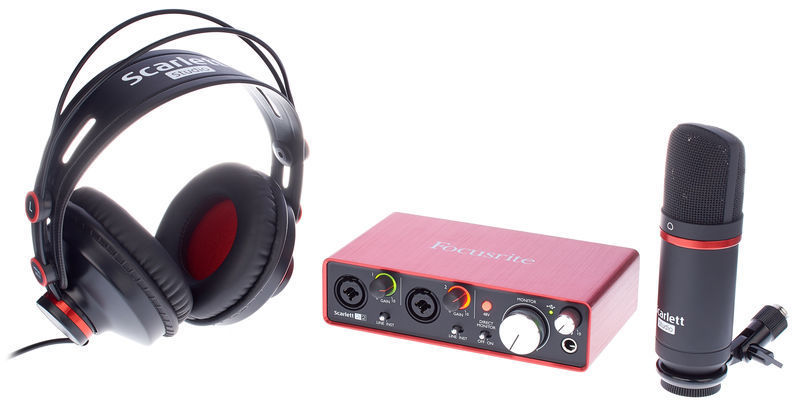 Homestudio einrichten Focusrite studio pack Homestudio einrichten Focusrite studio pack